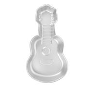 FUNNETOYU Aluminum Guitar Shaped Cake Mould Nonstick Baking Pan for Birthday Parties Music Themed Celebrations Easy Clean Oven Safe Pan Biscuit Mold Kitchen Supplies