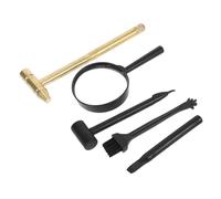 FUNNETOYU Archaeological Dig Tools Excavation Kit with Hammer Brush Magnifier for Authentic Stem Gemstone Exploration and Pretend Play Activities