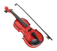 FUNNETOYU Authentic Violin for Real Strings for Plucking and Bowing Bright Color Musical Instrument Safe Beginner Practice Violin for Music Learning and Performance