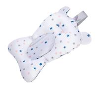 FUNNETOYU Baby Bathtub Cushion Breathable Baby Bath Seat Support Adjustable Tilt Angle White Foam Plastic Bath Floating Pad Boys Girls Times