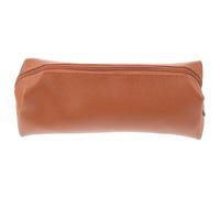 FUNNETOYU Back to School Makeup Brush Bag and Pencil Box Case with Leather Material, Creative Design, Enough Space to Prevent Losing, a Cosmetic Brush Holder and Pen Pouch for Travel