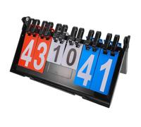 FUNNETOYU Basketball Scoreboard Reusable Scorekeeper Portable Easy Operation for Sports Events Table Tennis Volleyball Tennis Games PVC