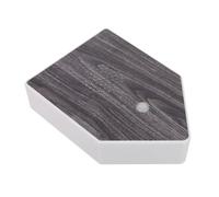FUNNETOYU Battery Powered Bird Singing Speaker with Motion Sensor, Walnut Wood Grain Plastic Sound Machine for Relaxation and Yoga Room, Adjustable Volume with Four Timing Modes