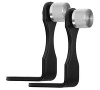 FUNNETOYU Binocular, Iron Telescope Material Double Enhanced Balance with 2pcs Photography Adapter for and Secure Connection, Unique Shaped Sl lack Tripod Mount Holder