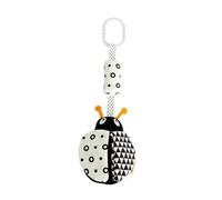 FUNNETOYU Black and White Animal Wind Chime Crib Pendant Clip Sensory Hanging for Newborns and Strollers Stimulates Visual Awareness and Grasping Ability