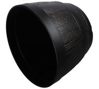 FUNNETOYU Black Plastic Barrel Flower Pot Large Capacity Vintage Planter