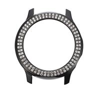 FUNNETOYU Bling Watch Protective Cover for Active Chic Dual Row Rhinestone Bumper Case Easy Installation Black Watch Accessories