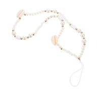 FUNNETOYU Bohemian Faux Pearl Beaded Star-shaped Phone Chain Decorative Mobile Phone Lanyard Strap for Women Anti-lost Cellphone Hanging Rope Accessory
