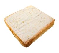 FUNNETOYU Bread Sleeping Mat Soft Toast Design Chair Cushion for Cats and Dogs Removable Plush Sponge Mat Cozy Resting Pad for Indoor Use