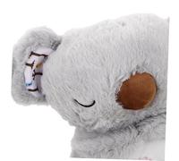 FUNNETOYU Breathing Koala Bear Plush Sleep Aid for Boy Girl and Grey Soothing Comfort Animal with Built in Lullabies Washable Design for Restful Sleep and Calming Sensory