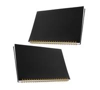 FUNNETOYU Budget Planner Book and Financial Record Notebook with Ruled Pages, Hardcover Money Management Journal for Small Business Bookkeeping and Personal Finance Tracking, 2-Book Set