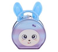 FUNNETOYU Cartoon Iron Money Box with Lock for Coin Storage Piggy Bank in Adorable House Design Birthday Gift for Boys and Teaching Savings