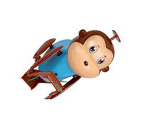 FUNNETOYU Cartoon Monkey Climbing Rope for Educational Pulling Plaything in Blue Enhances Hand Eye Coordination and Social Skills Safe Material