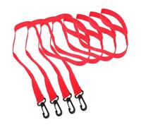 FUNNETOYU Child Leashes for Toddlers 2 to 12, Children Walking Leash with Hooks, Red Safety Walking Rope Harness for Kids Outdoor Anti-Lost 4pcs Set