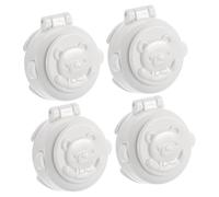 FUNNETOYU Child Safety Button Covers 4pcs Start Button Protective Covers for Washing Machines and Refrigerators, Sturdy Material with Quick Removal for Household Use