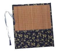 FUNNETOYU Chinese Calligraphy Brush Roll Up Bag Large Capacity Pencil Wrap Pouch Portable Lightweight Pen Holder for Art Students Storage Organizer