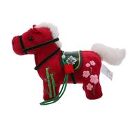 FUNNETOYU Chinese Zodiac Horse Plush Doll Year Soft Cuddly Pendant for Bag Home Decor Symbol of Prosperity Courage Lightweight Collectible Gift