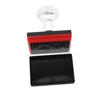 FUNNETOYU Clock Teaching Stamp with Clear Pattern and Educational Tool for Childrens Learning and Classroom Use Red Stamps for Boys