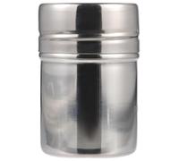 FUNNETOYU Coffee Powder Shaker 5 Pcs Stainless Steel Flour Shaker Sifter with Lid Silver Plastic Sprinkler for Baking and Cooking Lovers, Long Serving Life, Even Sprinkle Random Style