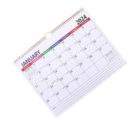 FUNNETOYU Coil Wall Calendar with Memo Spaces Lightweight High Class Monthly Planner for Home Office School Schedule Organization and Daily Notes