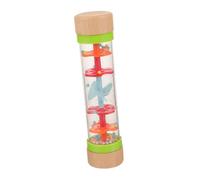 FUNNETOYU Colorful Montessori Wooden Rain Sound Stick Musical for Sensory Development Shaker Instrument Safe Smooth Surface Educational for Creative Play