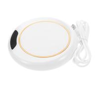 FUNNETOYU Constant Temperature Heating Coaster Portable Electric Mug Warmer for Table Adjustable Heating Coaster Reusable Cup Warmer for Office