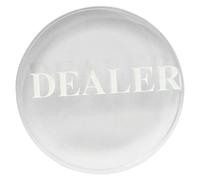 FUNNETOYU Convenient Wear Resistant Poker Dealer Button Reusable Game Accessory for Card Games Compact Design for Hiking Camping and Home Use Engraved Lettering for Easy