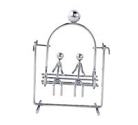 FUNNETOYU Couple Balancing Tumbler Creative Iron Art Desktop Decoration Physics Balancing Sculpture for Office Home Unique Fidget Desk Accessory