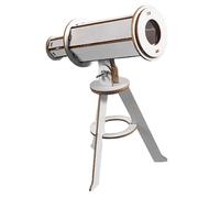 FUNNETOYU Creative DIY Telescope Science Education Craft Kit Lightweight and Stem Learning Tool for Students to Build and Explore Astronomy