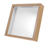 FUNNETOYU Creative Glass Picture Frame Piggy Bank with Transparent Window for Coin Storage and Desktop Display Money Jar Savings Pot for Family and Unique Gift to Encourage Saving and