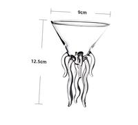 FUNNETOYU Creative Octopus Shaped Cocktail Glass Made of High Grade Glass Multi Purpose Drinking Cup for Wine Whiskey Juice for Birthdays Weddings Bars and Restaurants