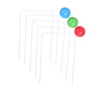 FUNNETOYU Croquet Set Outdoor Garden Wooden Balls Metal Wickets Backyard Play for Boys Family Bonding and Active Fun