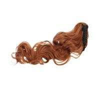 FUNNETOYU Deep Wave Curly Ponytail Hair Extension for Women with Claw Clip Attachment, High Temperature Wire Material, Natural Voluminous Waves, Secure Fit for Photoshoots and Parties
