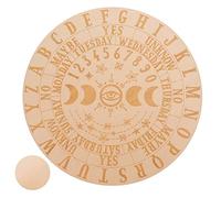 FUNNETOYU Divination Accessory Wooden Dowsing Divination Board Practical for Home Decoration