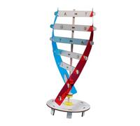FUNNETOYU DIY Human Dna Double Helix Model Kit for Biology Classroom Teaching Aids Educational Scientific Molecular Structure for Boys and Enhances Fine Motor Skills and Critical Thinking in