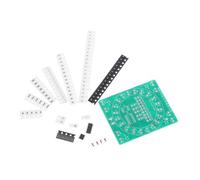 FUNNETOYU DIY Soldering Kit for Beginners with Plastic Soldering Practice Board Flowing Light Circuit Skill Training Electronics Project for Welding and Micro Practice
