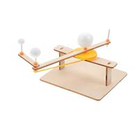FUNNETOYU DIY Sun Earth Moon Model Educational Solar System Science Kit for Orbital Planetarium with Sturdy Base Interactive Astronomy Teaching Tool for Classroom Learning and Curiosity