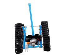 FUNNETOYU DIY Tracked Vehicle Model Kit for Stem Science Experiments Educational Engineering for All Terrain Car Model Building Supplies Safe and Practical Learning Project