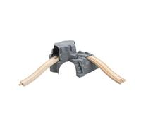 FUNNETOYU DIY Train Tunnel Model with Plastic Railway Cave Lightweight Railway Scene for Boy Girl Train Accessories for Creative Scene Building and Imaginative Play