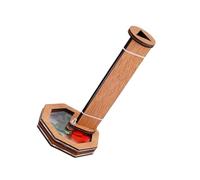 FUNNETOYU DIY Wooden Rotating Kaleidoscope for Educational Science Developmental Kit Early Learning Aid for Boys and Creativity and Imagination Building