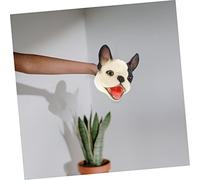 FUNNETOYU Dog Hand Puppet for Vinyl Puppy Head Glove for Storytelling Motor Skills Communication Creative Play Safe Hand Prop for Boys and Party