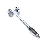 FUNNETOYU Dual Sided Zinc Alloy Meat Tenderizer Hammer Mallet with Nails for Steak Beef Pork Household Kitchen Pounder Tool for Softening and Tenderizing Meat Fibers