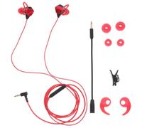 FUNNETOYU -ear Gaming Earphones with Microphone Wired Computer Gamer Earbuds Noise Isolation Stereo Sound Comfortable Fit for E-sports and Live Streaming