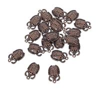 FUNNETOYU Egyptian Scarab Pendant Charms 20pcs Alloy for DIY Jewelry Making Accessories with Fine Workmanship Suitable for Bracelet and Cellphone Decorative Accessories