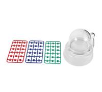 FUNNETOYU Electric Mini Bingo Machine with Balls Portable Lottery Game for Family Party Fun Easy Fair Results Inclusive Entertainment