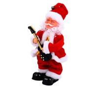 FUNNETOYU Electric Santa Claus Doll Singing and Swinging Christmas Decoration for Indoor Holiday Ornament Random Style