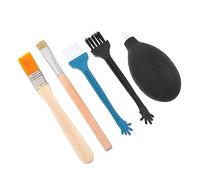 FUNNETOYU Electronic Cleaning Kit with 9 Brushes and Air Blower, Headset and Laptop Cleaning Set for Electronics, Multipurpose Tablet and Earbud Dust Removal Tools, 2pcs Random Color