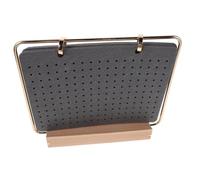 FUNNETOYU Felt Brooch Pin Organizer with Wooden Base Page Perforated Felt Display Board for Pin Collection Badge Holder Storage Soft Surface Flexible DIY Arrangement for Collectors and
