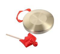 FUNNETOYU Finger Drums Boy Girl's Gong Mallets Handheld Gong Percussion Instrument for Chi Party Supply Classroom Music Band Performances