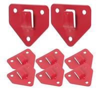 FUNNETOYU Fire Extinguisher Wall Bracket Mount 8pcs Triangle Holder to Hold Extinguisher in Place for Factory Garage Home